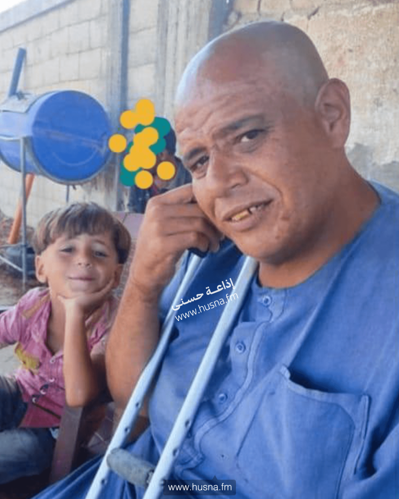 أبو عرب بعد علاجه أبو عرب بعد علاجه