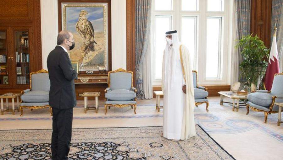 الصفدي يجري مباحثات في الدوحة الصفدي يلتقي أمير قطر