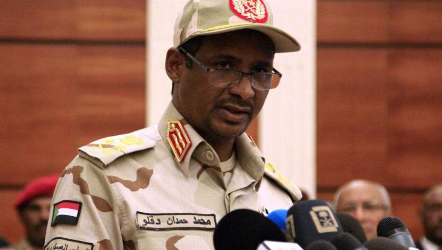 نائب رئيس مجلس السيادة السوداني محمد حمدان دقلو (حمديتي) نائب رئيس مجلس السيادة السوداني،محمد حمدان دقلو (حمديتي)