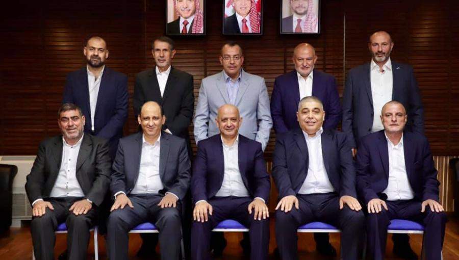 الهيئة الادارية الجديدة لنقابة تجار المواد الغذائية 2021