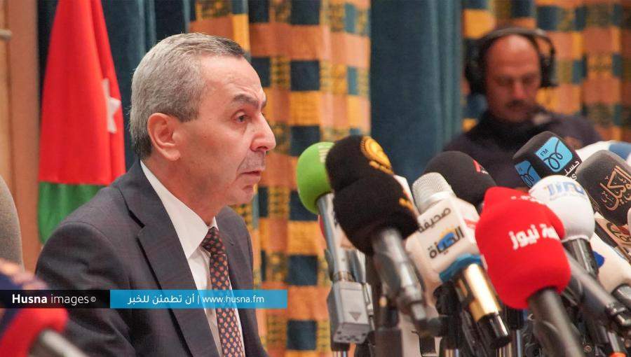 وزير التربية والتعليم محمد أبو قديس خلال مؤتمر إعلان نتائج التوجيهي | Husna Images
