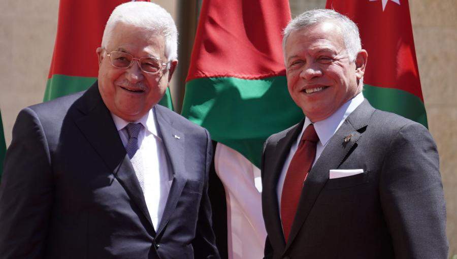 الملك عبدالله يستقبل الرئيس الفلسطيني محمود عباس- عمان- قصر الحسينية 15 آب 2021 الملك عبدالله يستقبل الرئيس الفلسطيني محمود عباس- عمان- قصر الحسينية 15 آب 2021