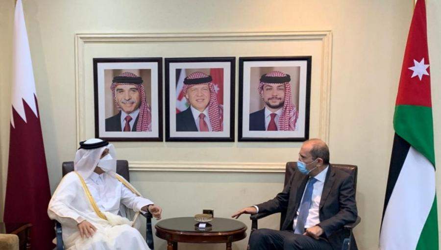 أيمن الصفدي و وزير الخارجية القطري الشيخ محمد بن عبد الرحمن آل ثاني-عمان 16 آب 2021 أيمن الصفدي و وزير الخارجية القطري الشيخ محمد بن عبد الرحمن آل ثاني-عمان 16 آب 2021