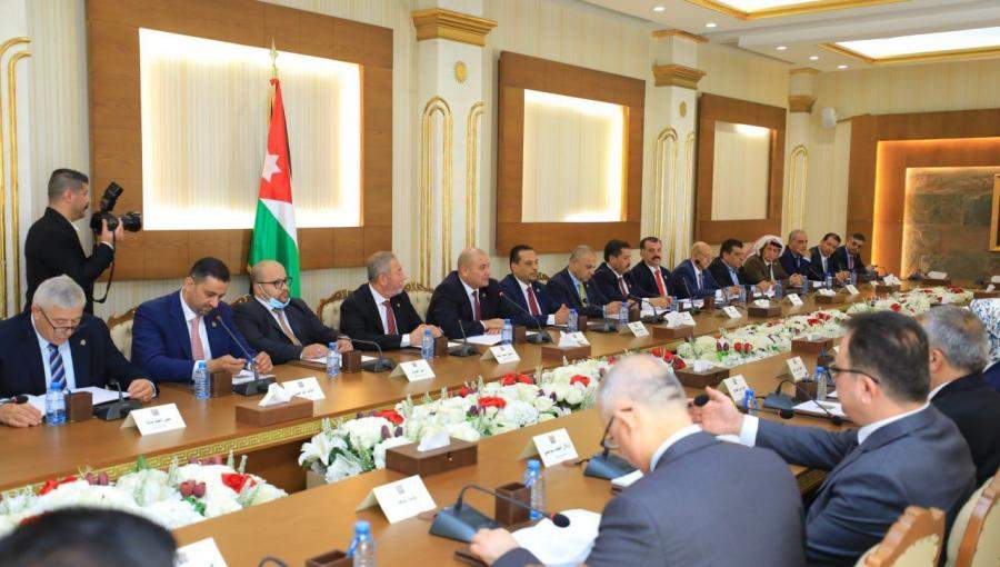 عبد المنعم العودات والوفد النيابي في إقليم كردستان العراق