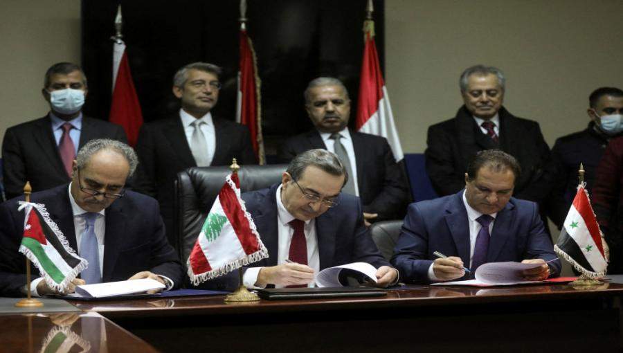 حفل توقيع اتفاقية امداد لبنان بالكهرباء الأردنية عبر سوريا -بيروت 26 كانون الثاني 2022 حفل توقيع اتفاقية امداد لبنان بالكهرباء الأردنية عبر سوريا -بيروت 26 كانون الثاني 2022