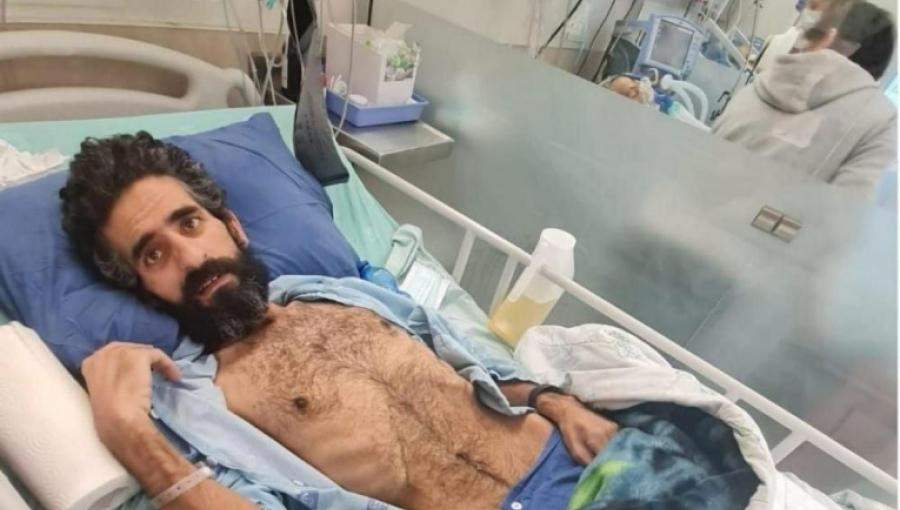الأسير الفلسطيني هشام أبو هواش في اليوم 139 من الاضراب المفتوح عن الطعام رفضا لاعتقاله الاداري الأسير الفلسطيني هشام أبو هواش في اليوم 139 من الاضراب المفتوح عن الطعام رفضا لاعتقاله الاداري