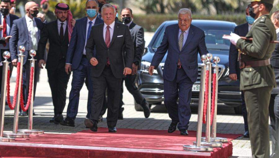 الملك عبدالله الثاني والرئيس الفلسطيني محمود عباس- رام الله 28 آذار 2022 الملك عبدالله الثاني والرئيس الفلسطيني محمود عباس- رام الله 28 آذار 2022