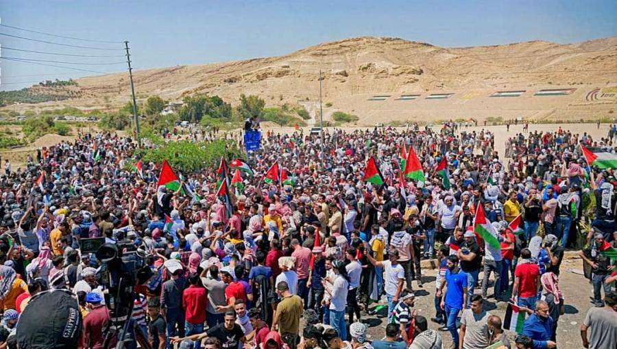 أردنيين على الحدود