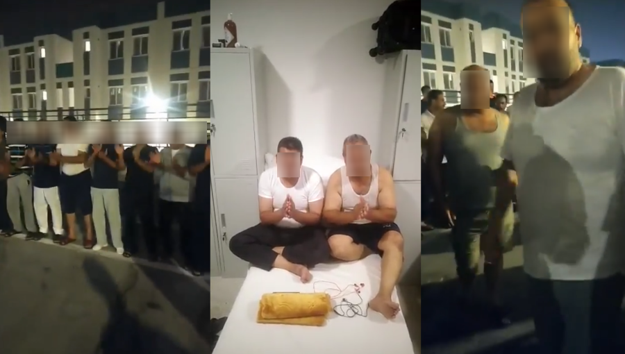 صور من مقاطع فيديو متداولة للمتقاعدين العسكريين أثناء تواجدهم في قطر صور من مقاطع فيديو متداولة للمتقاعدين العسكريين أثناء تواجدهم في قطر