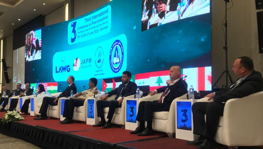 الجلسة الافتتاحية الأولى من مؤتمر الدواء الدولي الثالث - فندق كمبنسكي - عمان 5 حزيران 2023 الجلسة الافتتاحية الأولى من مؤتمر الدواء الدولي الثالث - فندق كمبنسكي - عمان 5 حزيران 2023