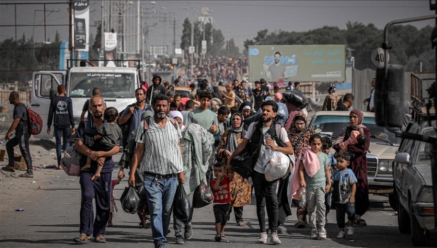 نازحون من شمال غزة باتجاه جنوبي القطاع 10 تشرين الثاني 2023 نازحون من شمال غزة باتجاه جنوبي القطاع 10 تشرين الثاني 2023