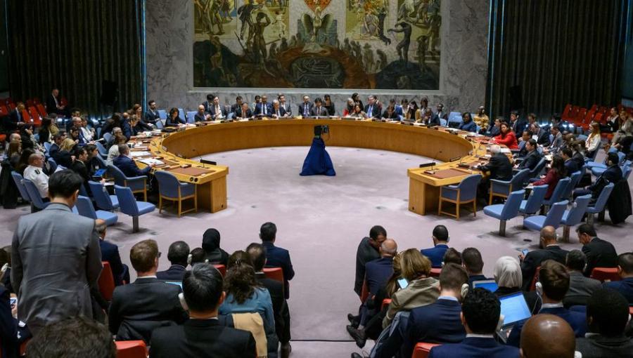 مجلس الأمن الدولي في جلسة حول الوضع في الشرق الأوسط، بما فيه القضية الفلسطينية مجلس الأمن الدولي في جلسة حول الوضع في الشرق الأوسط، بما فيه القضية الفلسطينية 8/12/2023 | المصدر: الأمم المتحدة
