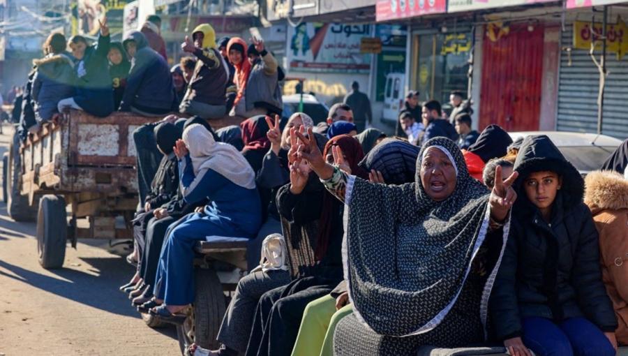 نازحون فلسطينيون في غزة نازحون فلسطينيون في غزة 4/2/2024 | المصدر: فرانس برس