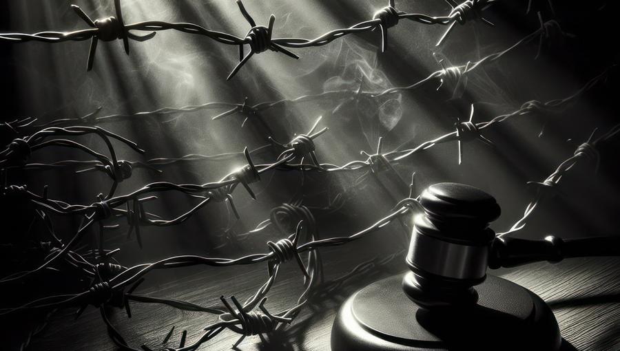 مطرقة وأسلاك شائكة مطرقة وأسلاك شائكة | تعبيرية freepik