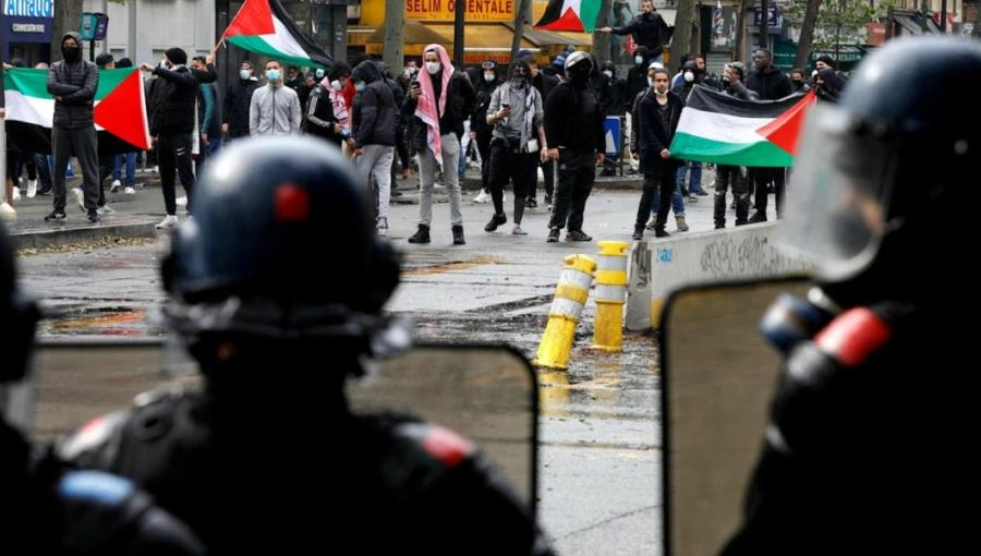 من التظاهرات المؤيدة لفلسطين في ألمانيا من التظاهرات المؤيدة لفلسطين في ألمانيا | المصدر: رويترز