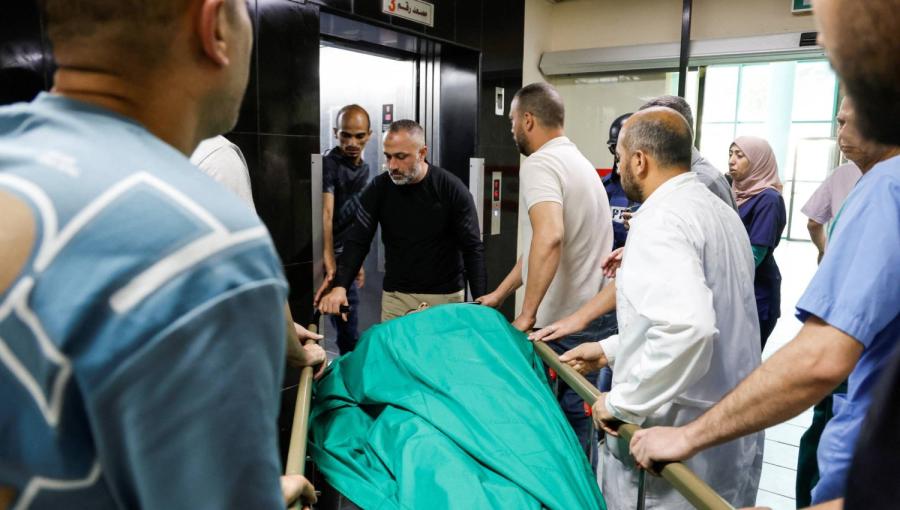 شهيد في مستشفى في مخيم جنين بالضفة الغربية شهيد في مستشفى في مخيم جنين بالضفة الغربية 21/5/2024 | المصدر: رويترز