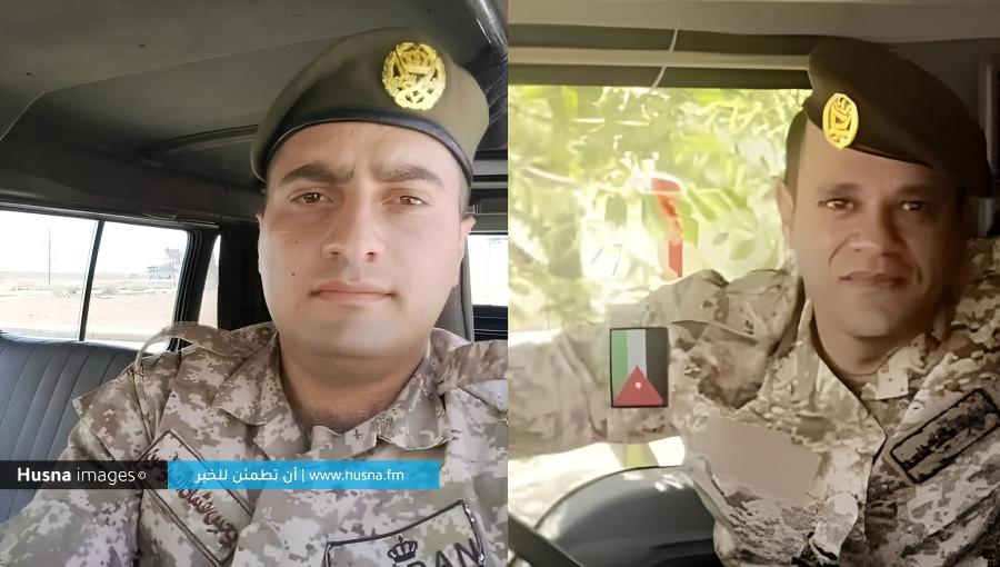 الرقيب عماد عطا عارف العرام والجندي 2 يحيى عثمان يحيى الصياح الرقيب عماد عطا عارف العرام والجندي 2 يحيى عثمان يحيى الصياح