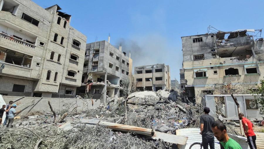 منطقة سكنية في غزة دمرها قصف الاحتلال الإسرائيلي منطقة سكنية في غزة دمرها قصف الاحتلال الإسرائيلي | المصدر: رويترز