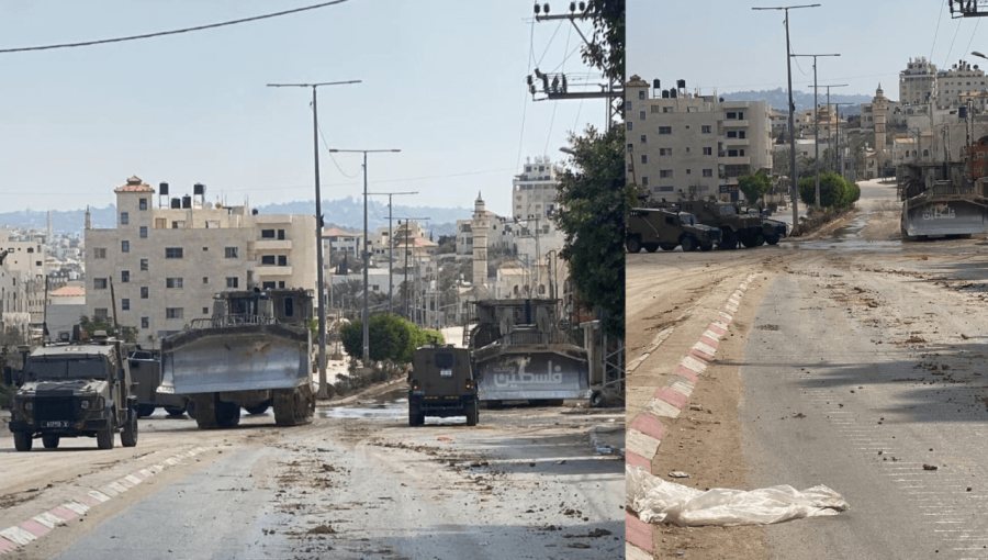 جانب من انسحاب جزء من الآليات العسكرية من مخيم طولكرم جانب من انسحاب جزء من الآليات العسكرية من مخيم طولكرم 22/8/2024 | المصدر: فلسطين بوست