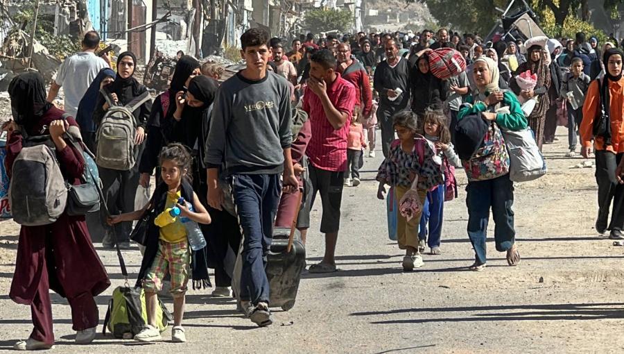عائلات نازحة في جباليا شمال غزة عائلات نازحة في جباليا شمال غزة | وكالة الأنباء الفرنسية