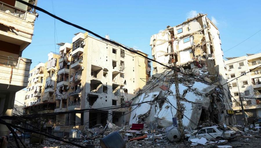 مبان مدمرة في ضاحية بيروت الجنوبية-لبنان | المصدر: وكالة الصحافة الفرنسية مبان مدمرة في ضاحية بيروت الجنوبية-لبنان | المصدر: وكالة الصحافة الفرنسية