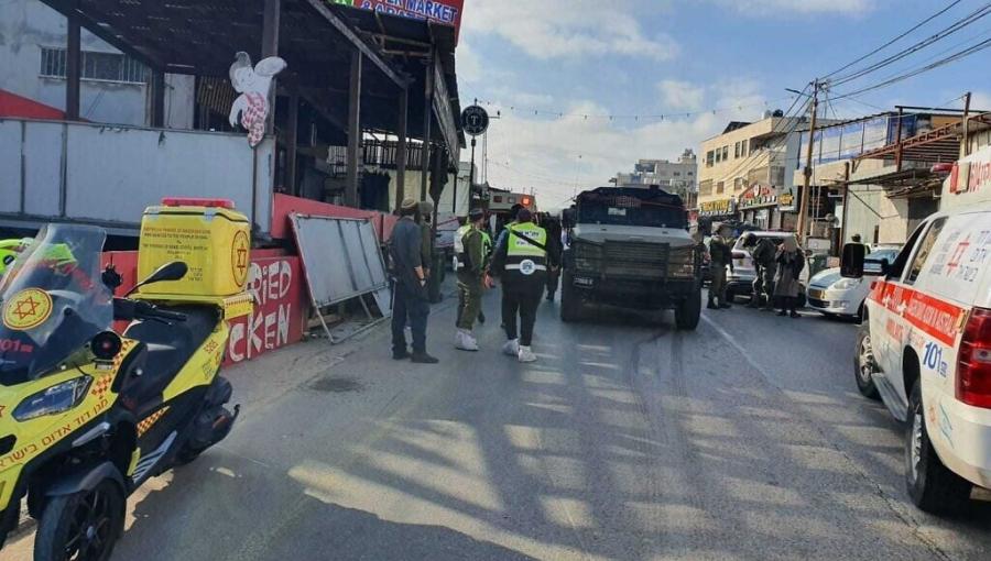 من موقع عملية إطلاق النار في قلقيلية من موقع عملية إطلاق النار في قلقيلية 6/1/2025