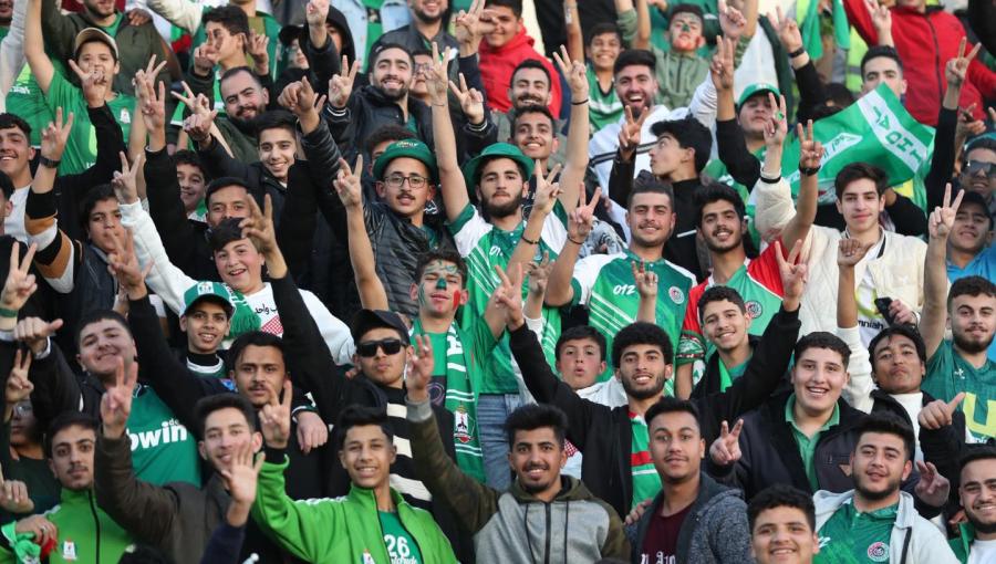 جماهير نادي الوحدات في مباراة فريقهم مع الحسين إربد جماهير نادي الوحدات في مباراة فريقهم مع الحسين إربد 2/2/2025 | المصدر: نادي الوحدات