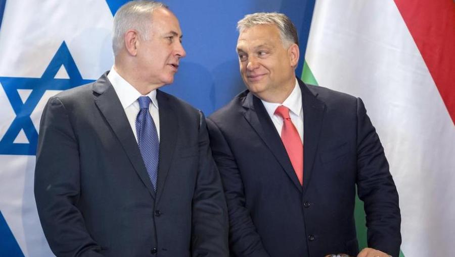نتنياهو ونظيره المجري أوربان نتنياهو ونظيره المجري أوربان