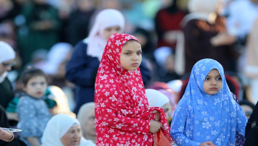 فتيات في صلاة عيد الأضحى 2023 فتيات في صلاة عيد الأضحى 2023 | المصدر: المملكة