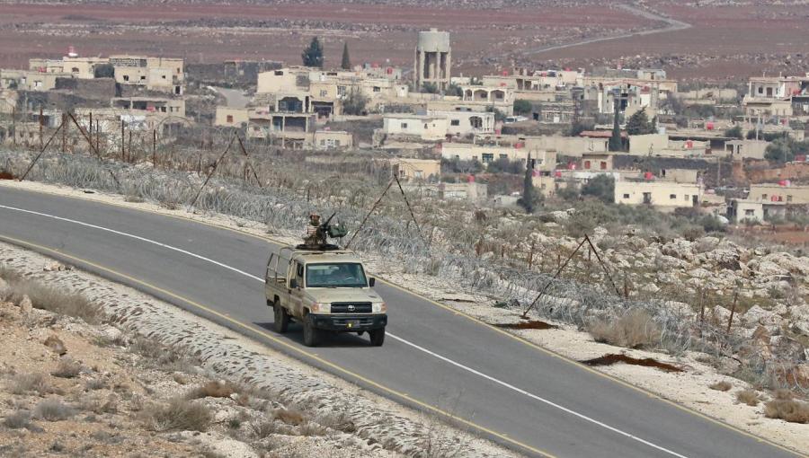 دورية للجيش الأردني على الحدود السورية أرشيفية لدورية للجيش الأردني على الحدود السورية | المصدر: وكالة الأنباء الفرنسية