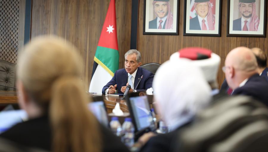 رئيس الوزراء جعفر حسان رئيس الوزراء جعفر حسان في جلسة مجلس الوزراء 31/8/2025 | المصدر: رئاسة الوزراء