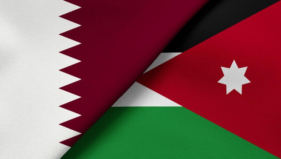 علما الأردن وقطر علما الأردن وقطر | Shutterstock