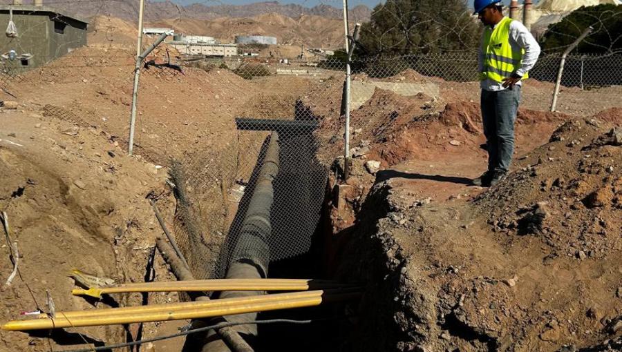 أعمال ضمن مشروع الناقل الوطني 27/9/2025 | وزارة المياه