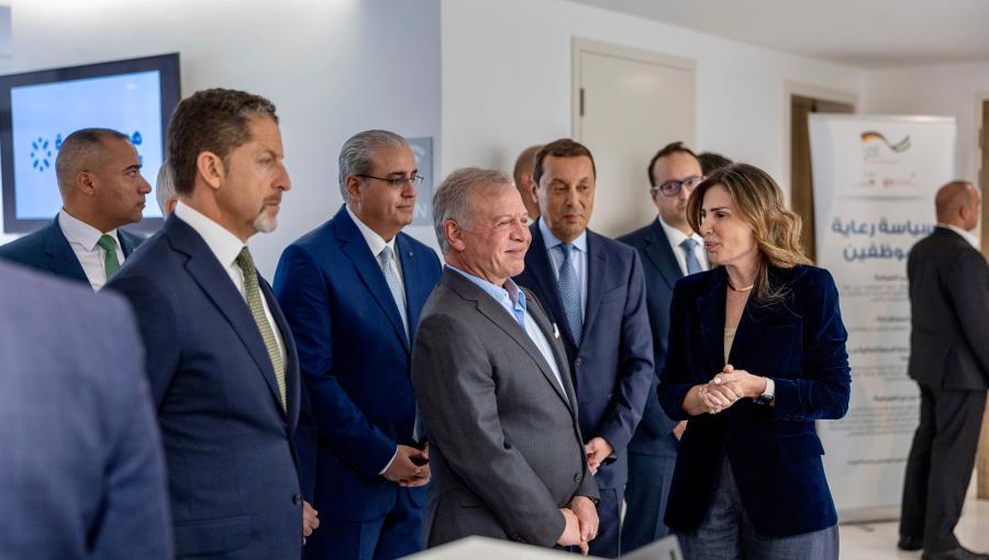 من زيارة الملك عبدالله الثاني لمركز سميح دروزة 3/12/2025 | المصدر: الديوان الملكي