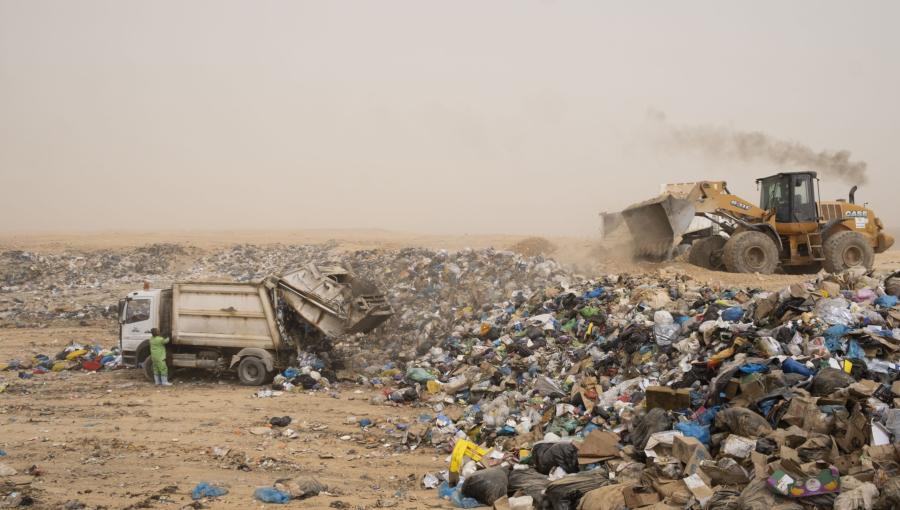 أحد مكبات النفايات في الأردن | حبر