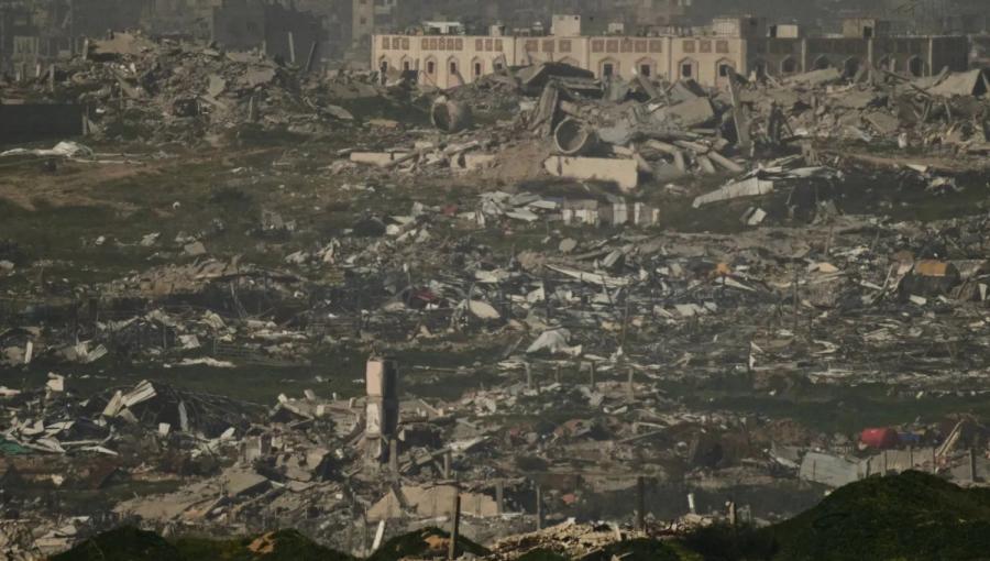 جانب من الدمار  جراء حرب الإبادة الإسرائيلية على قطاع غزة | أسوشييتد برس