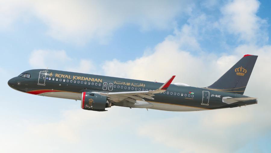 إحدى طائرات الملكية الأردنية