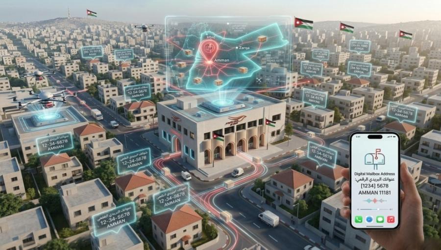 تعبيرية للصندوق البريدي الرقمي | البريد الأردني