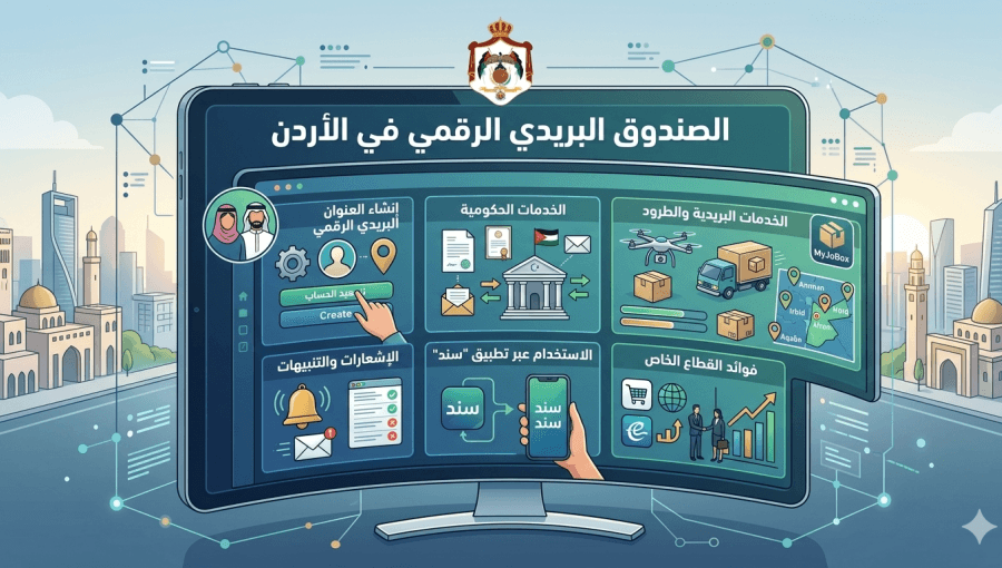 خدمات الصندوق البريدي الرقمي | مولدة بالذكاء الاصطناعي