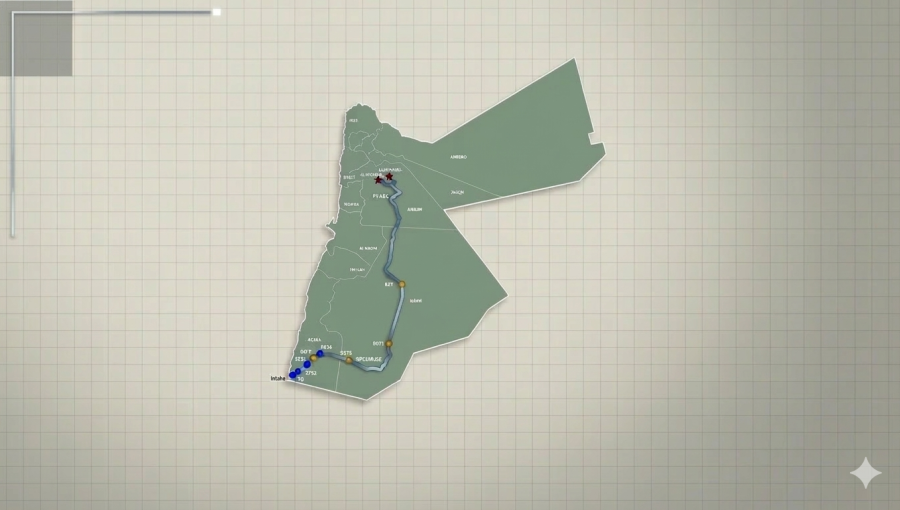 خط مشروع الناقل الوطني للمياه | مولدة عبر الذكاء الاصطناعي