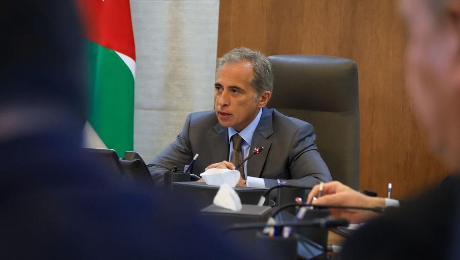 رئيس الوزراء جعفر حسان خلال ترؤسه اجتماعا للمجلس الأعلى للأمن الغذائي 9/3/2026 | رئاسة الوزراء