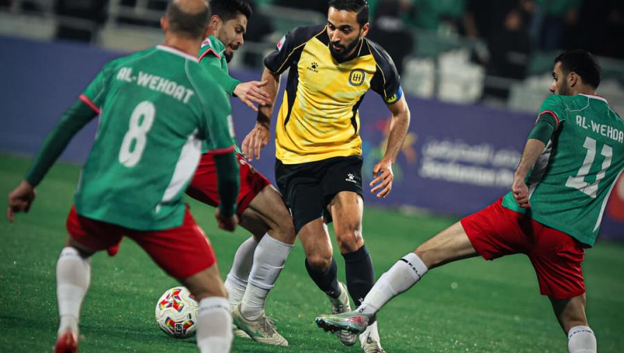 من مباراة الحسين إربد والوحدات 14/3/2026 | نادي الحسين الرياضي