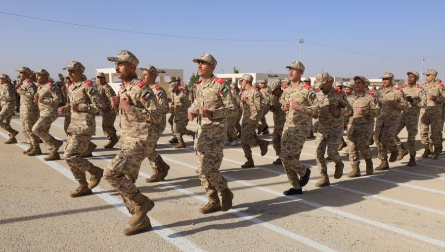 مكلفين من الدفعة الأولى لخدمة العلم خلال تدريبهم | القوات المسلحة