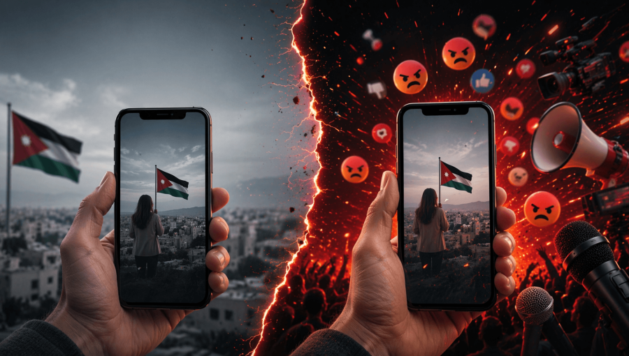 تعبيرية لمواقع التواصل في الأردن