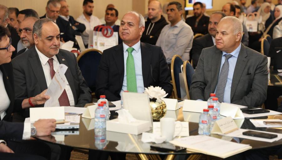 وزير العمل خالد البكار خلال فعاليات الأسبوع الوطني العشرين للسلامة والصحة المهنية 28/4/2026 | وزارة العمل