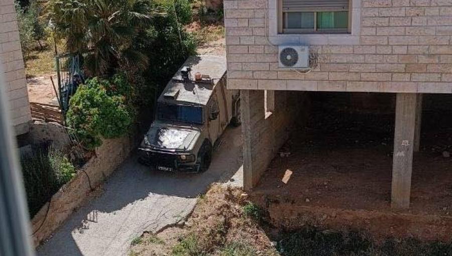 آليات الاحتلال خلال اقتحام بلدة تقوع شرق بيت لحم 4/5/2026 | فلسطين بوست