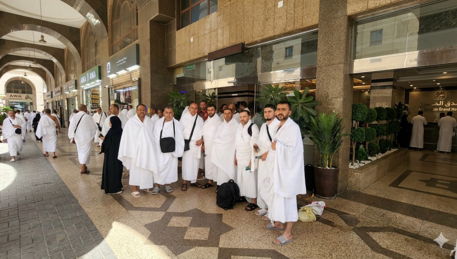 حجاج أردنيون بعد تفويجهم إلى مكة المكرمة 20/5/2026