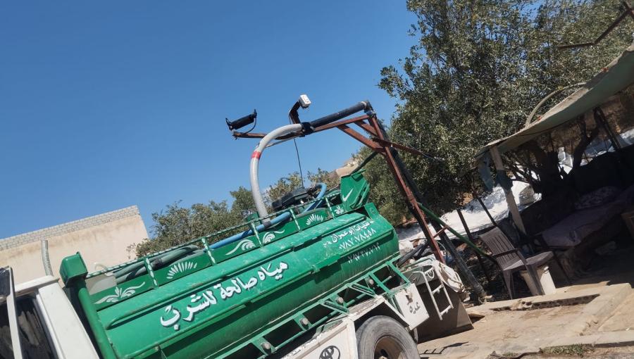 صهريج تم ضبطه معبأ بمياه غير صالحة للشرب في منطقة بشرى بمحافظة إربد | وزارة المياه والري