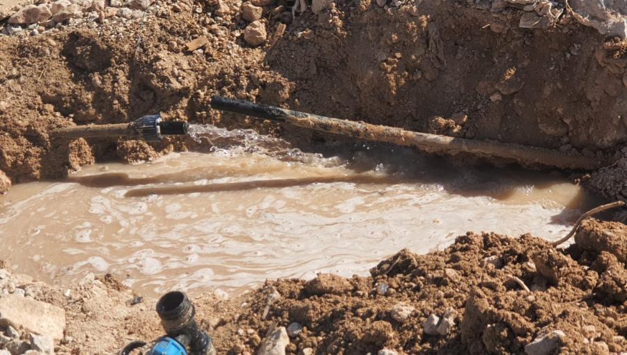 صورة تعبيرية لخط مياه مكسور | وزارة المياه والري