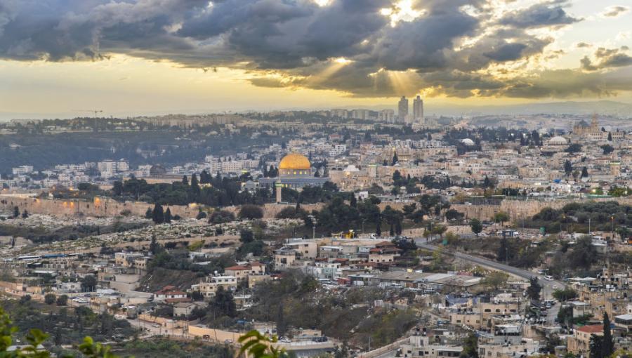 مشهد عام لمدينة القدس المحتلة